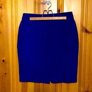 J.Crew purple/blue pencil skirt. Size 6